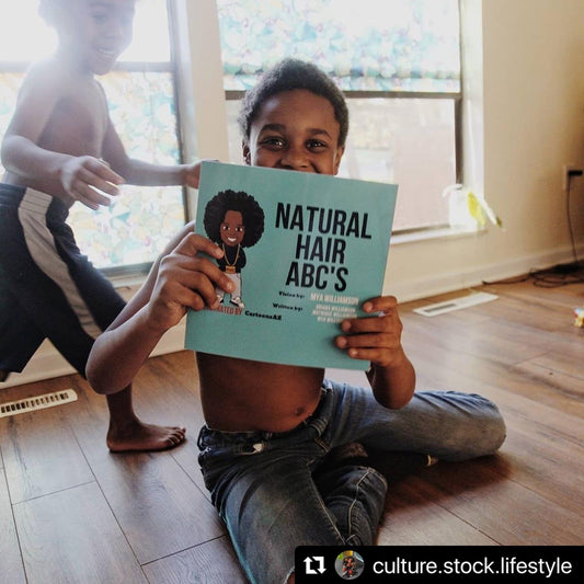 Natural Hair ABC's 8x8 Soft Cover- Natural Hair Boy