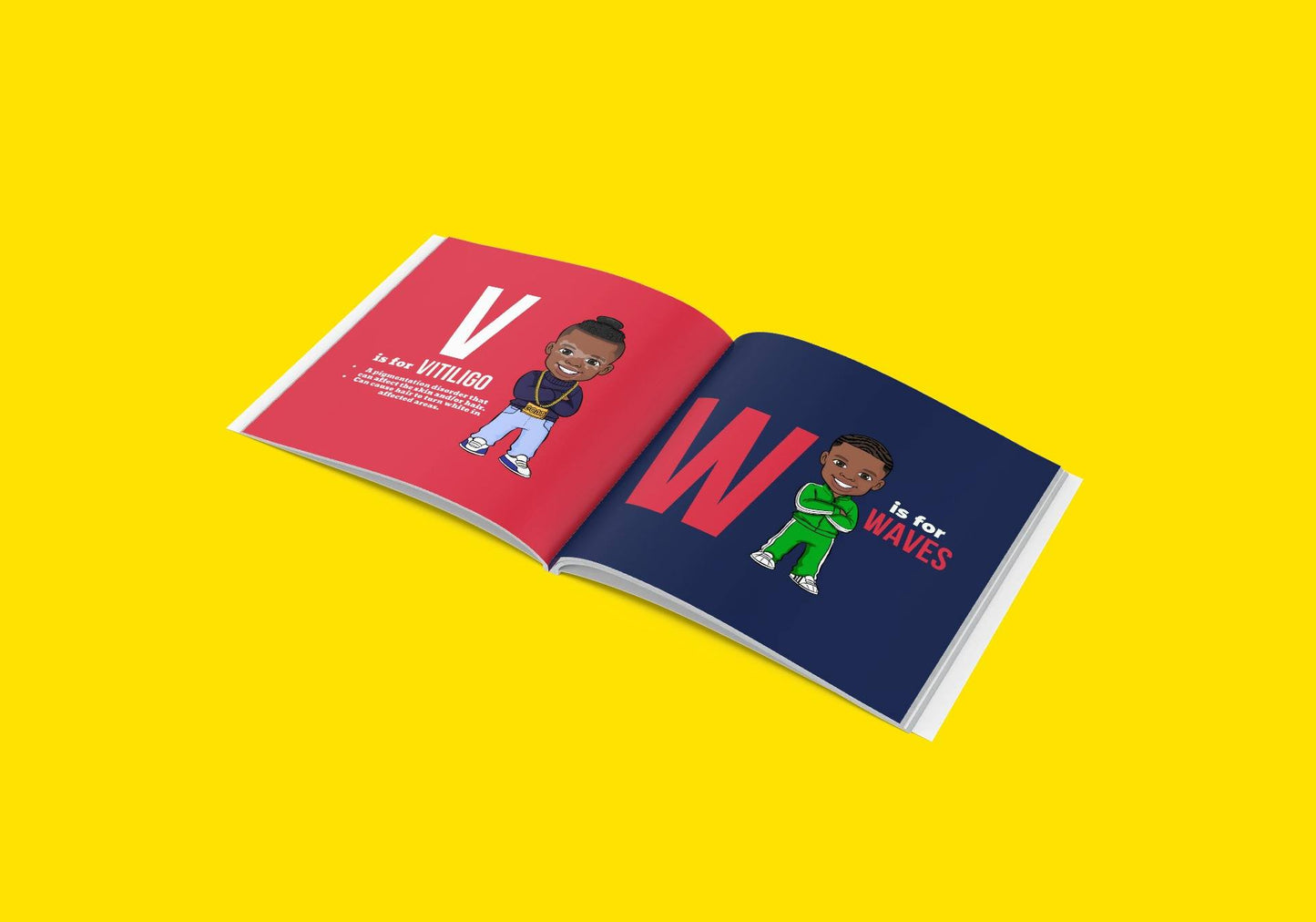 Natural Hair ABC's 8x8 Soft Cover- Natural Hair Boy
