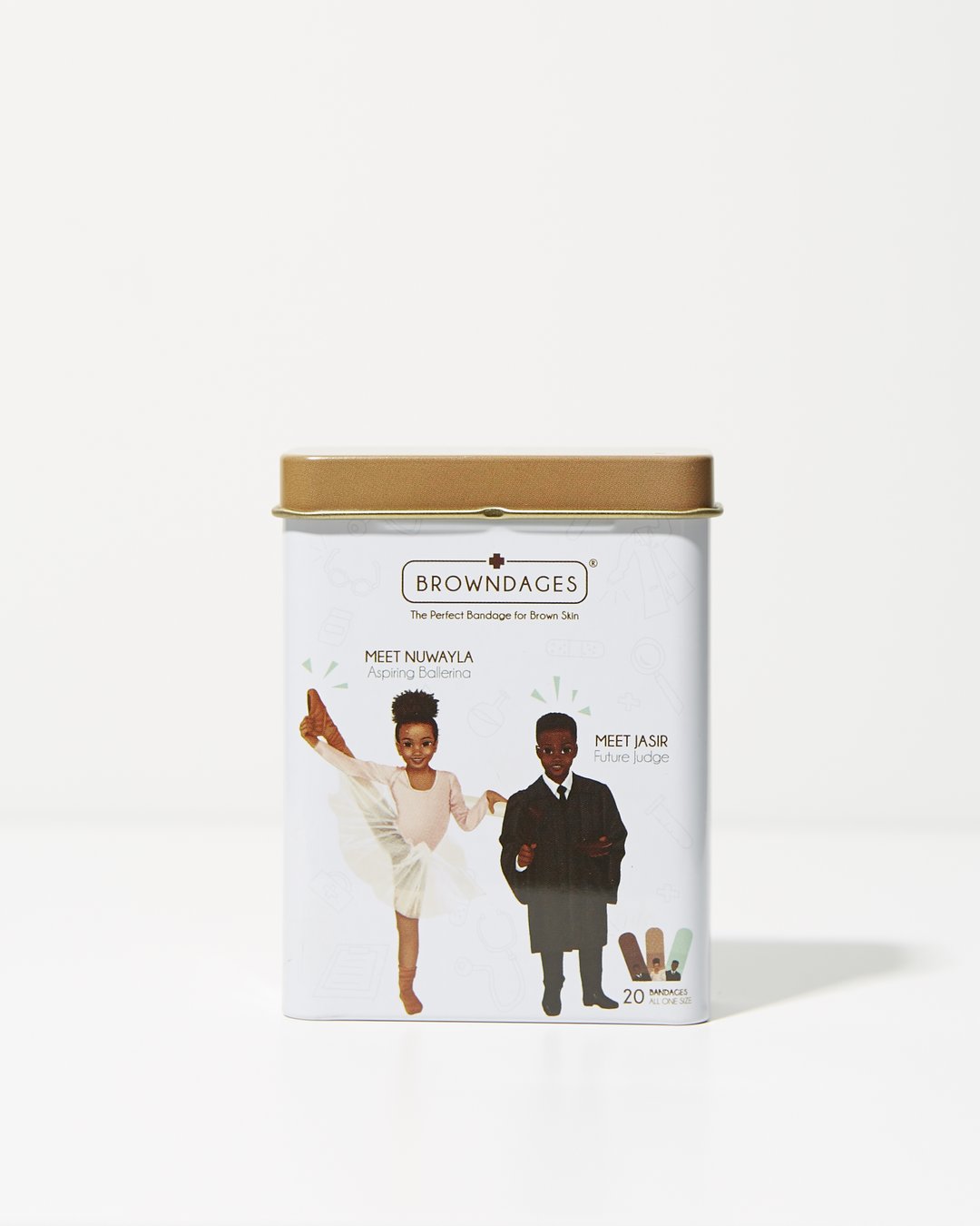 Brown Sugar Girls/Boys Skin Tone Browndages (unisex)