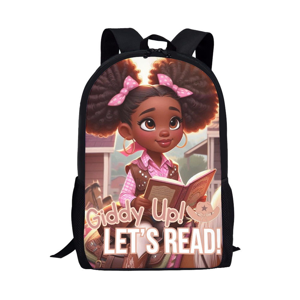 Giddy Up Let's Read 17 Inch Backpack