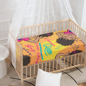 
                
                    Load image into Gallery viewer, Fearless Lil&amp;#39; Queen Crib Sheet
                
            